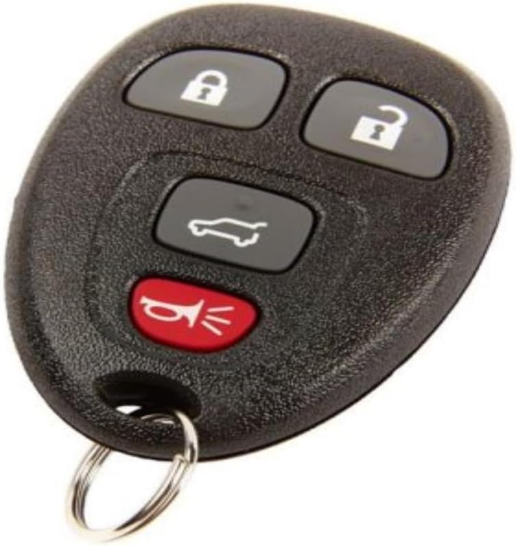 KarParts360 For GMC Yukon XL 1500/Yukon 2007-2014 Keyless Entry Transmitter | Black | 4 Button | Replacement For 22951508