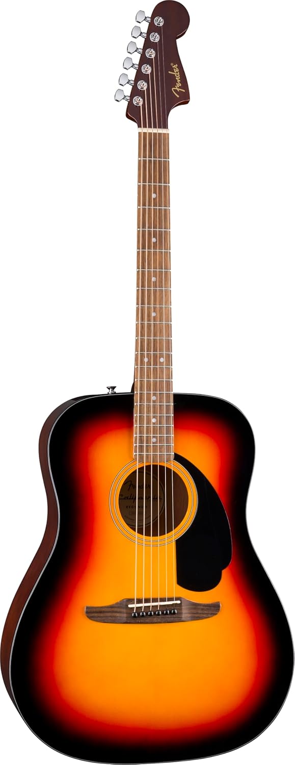 California Standard Redondo, Spruce Top, Black Pickguard, 3-Color Sunburst