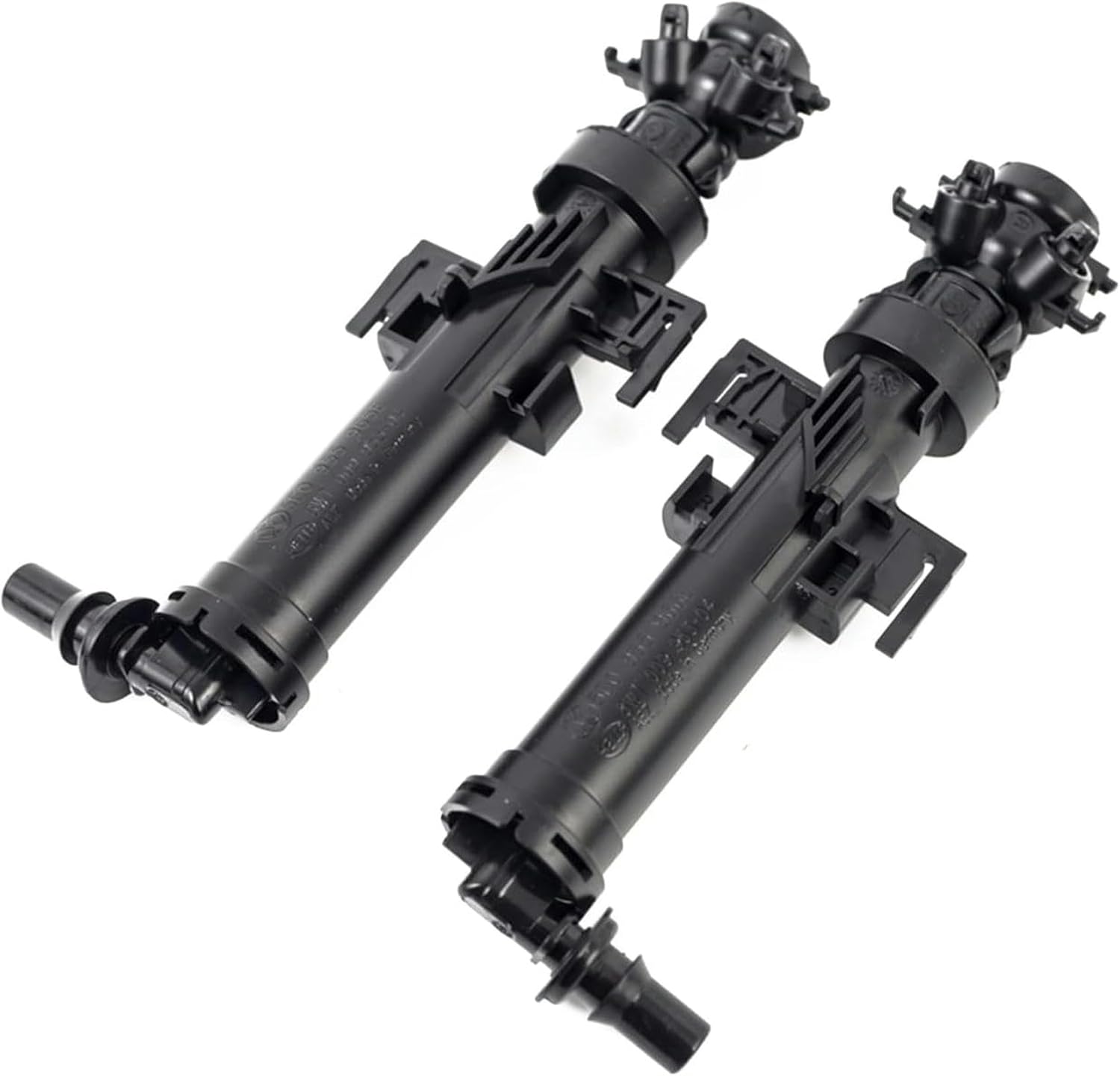 Car Headlight Washer Nozzle 2Pcs Car Headlight Washer Nozzle Head Light Cleaning Jet Pump Water Sprayer OEM No. 5E0955965E 5E0955966E
