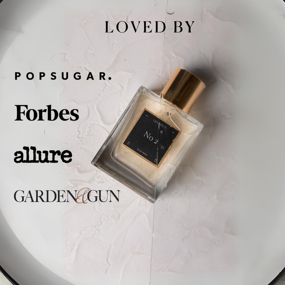 Les Deux No. 2 Peau d’Or Perfume - Unisex: Notes of Amber, Saffron, Sandalwood & Cedar (100 ML). Award winning fragrance for Men and Women, Luxury Fragrance, Long Lasting, Non-Toxic, Vegan