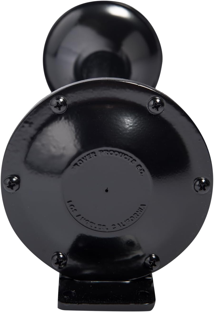 Grover® Products 1680 Single Truktone® Brass Horn, 13.5″, Black