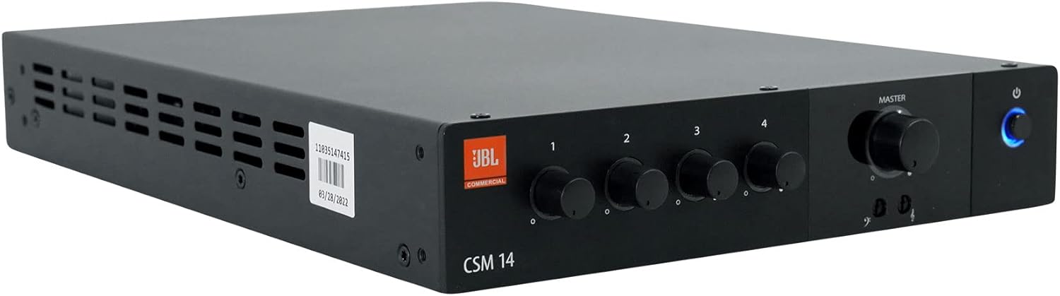 JBL Professional CSM-14 Commercial Series 4-input, 1-output Audio Mixer