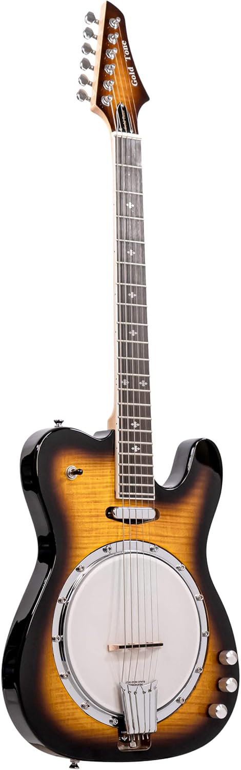 Gold Tone ES-Banjitar Electric Banjo (Six String, Flamed Maple)