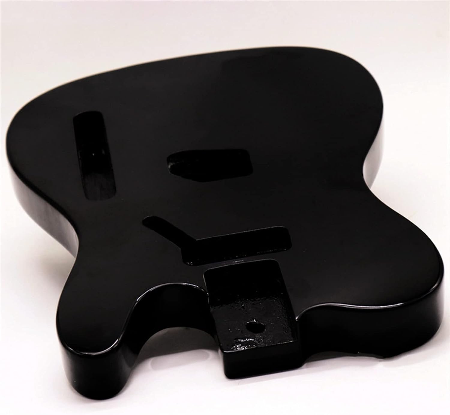 TSTS Black Gloss Basswood Electric Guitar Body DIY Guitar DIY Accessory