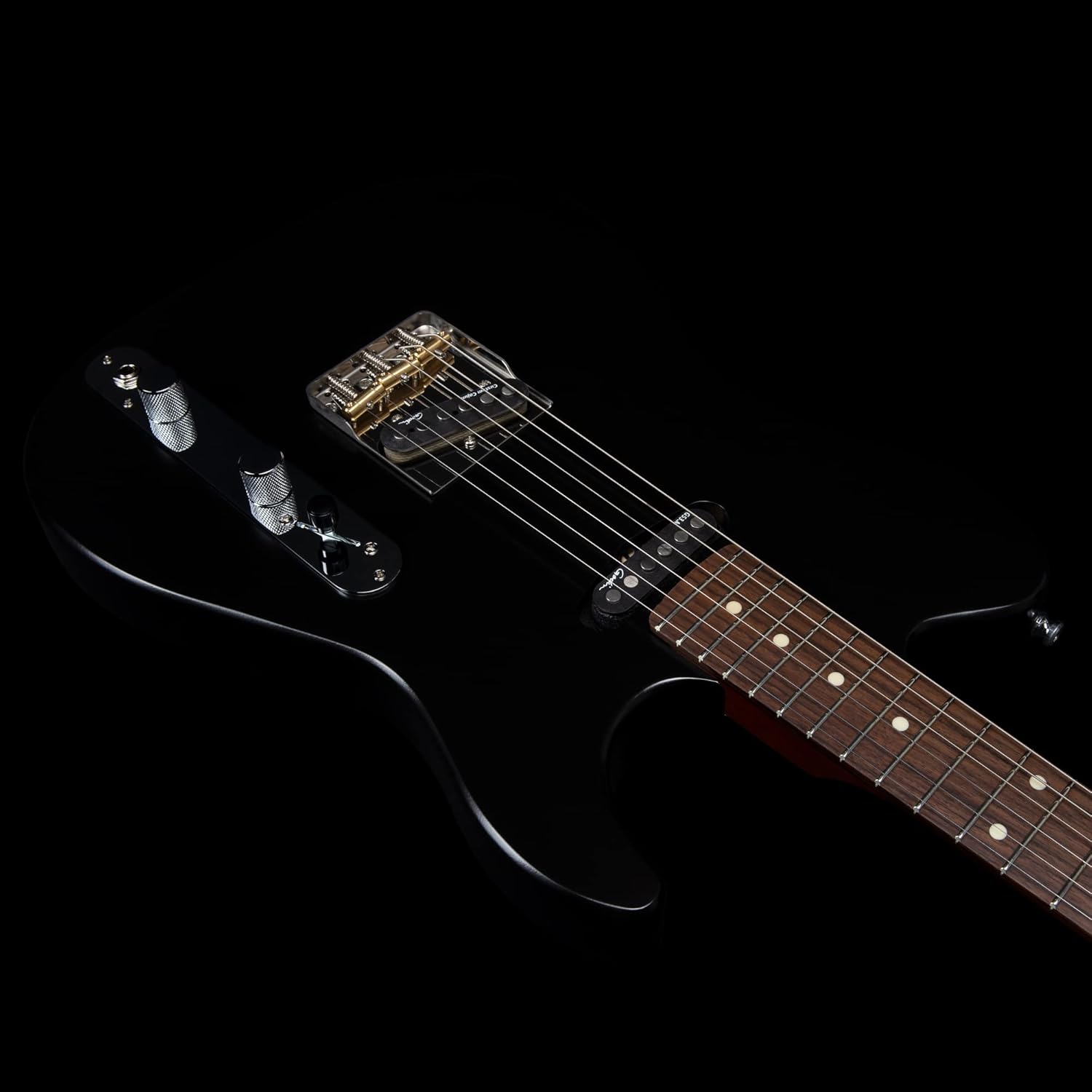 Godin Stadium HT Electric Guitar - Matte Black with Rosewood Fingerboard