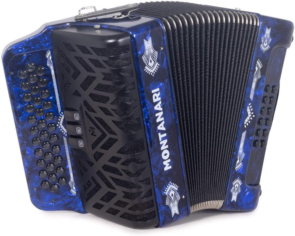 Acordeon Montanari 3412 3S Mi Azul EAD Accordion