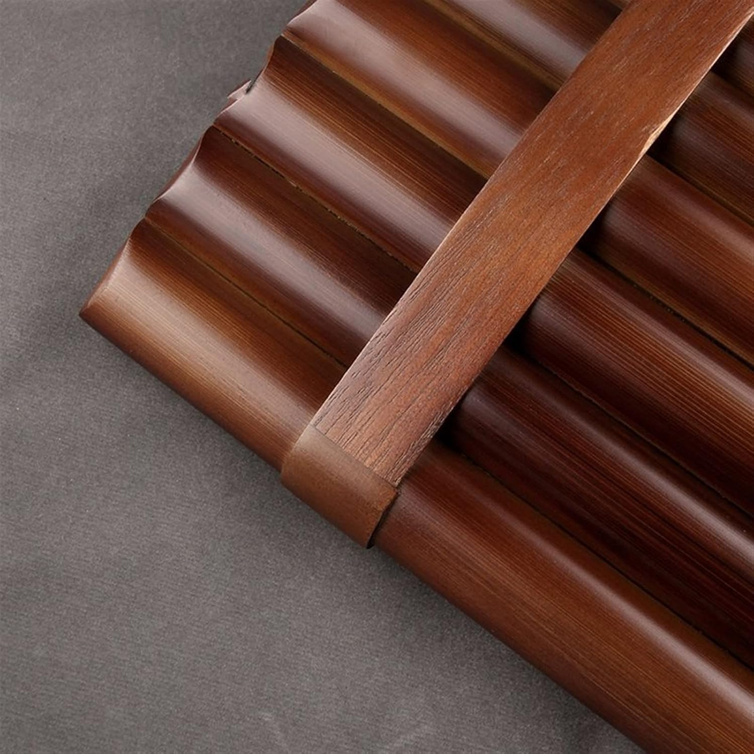 Chinese Traditional Musical Instrument 22 Pipes Pan Flute C Key Woodwind Bamboo Handmade (Color : Left)