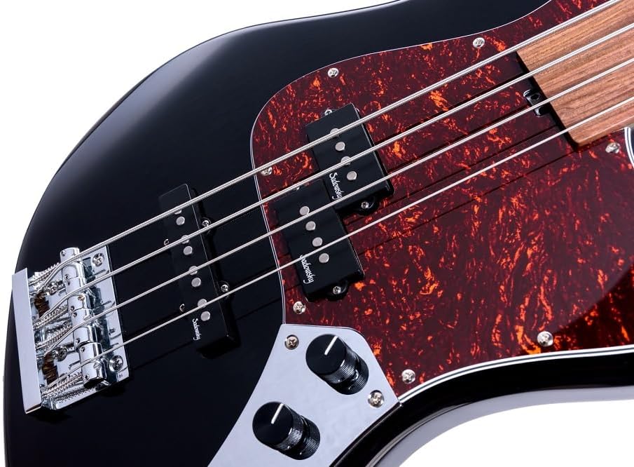 Sadowsky MetroExpress Hybrid PJ Fretless 4-string Bass - Black
