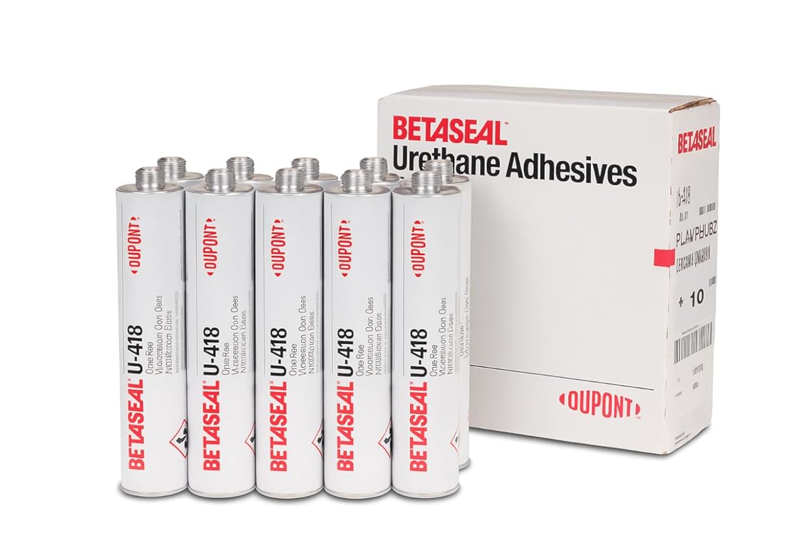 U-418 Auto Glass Urethane Adhesive - Primerless (10 Tubes) 310ml