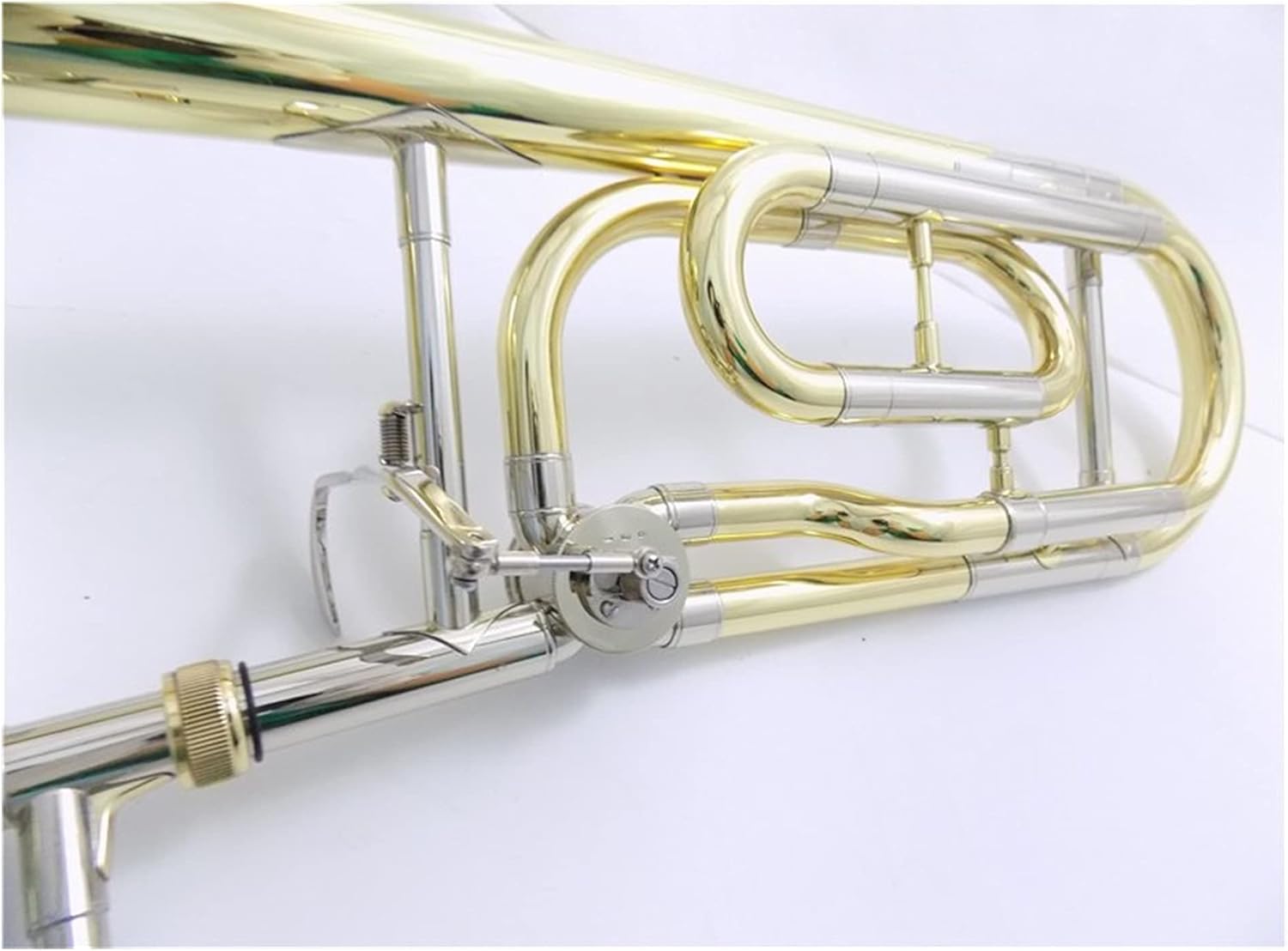 Student Trombone Bb Bass Trombones with Case Mouthpiece Slide Trombone Musical Instruments B Flat Trombon Lacquer Silver Plated Nickel Plated Trombone Kit