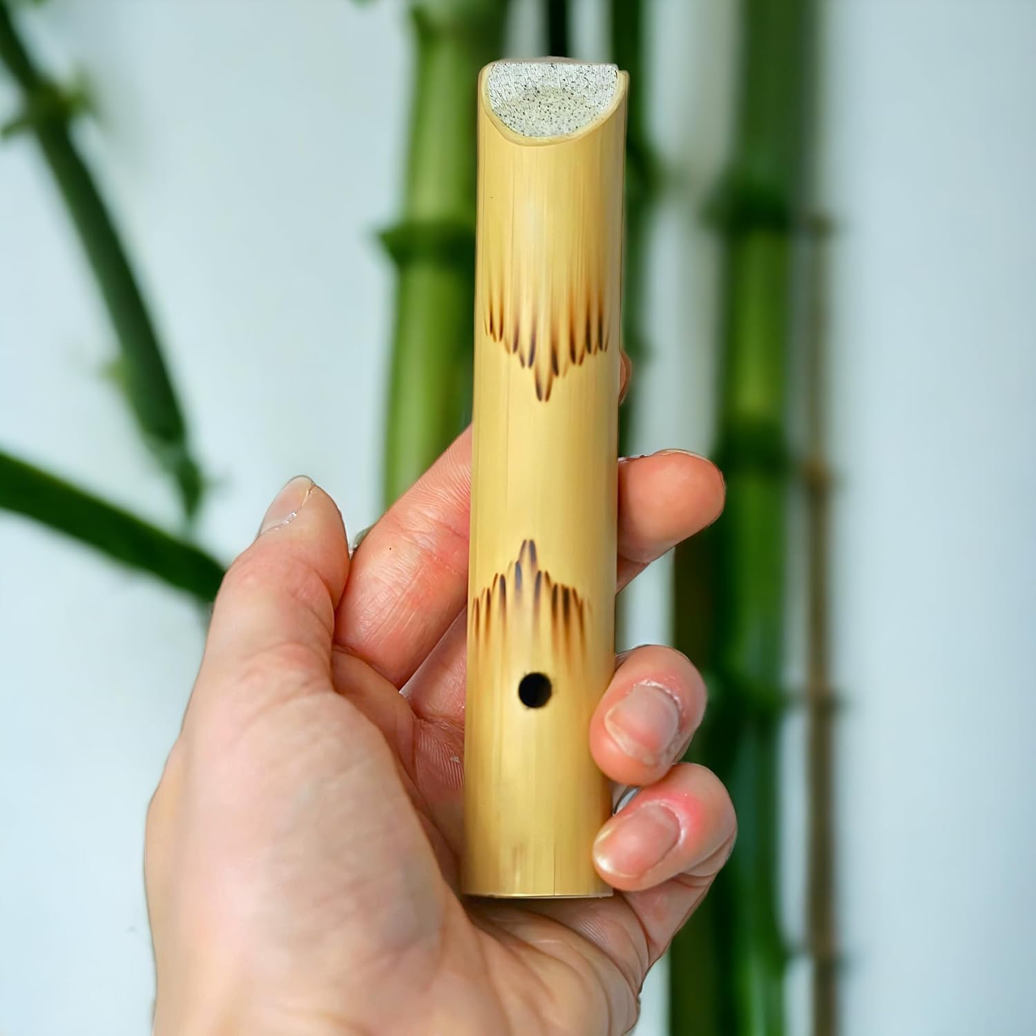 GMP Bamboo Loon Imitation Whistle, Hand-Crafted | Wood Bird Mimic Whistle, Musical Woodwind Percussion Instrument, Authentic Bird Sound Effect (20)