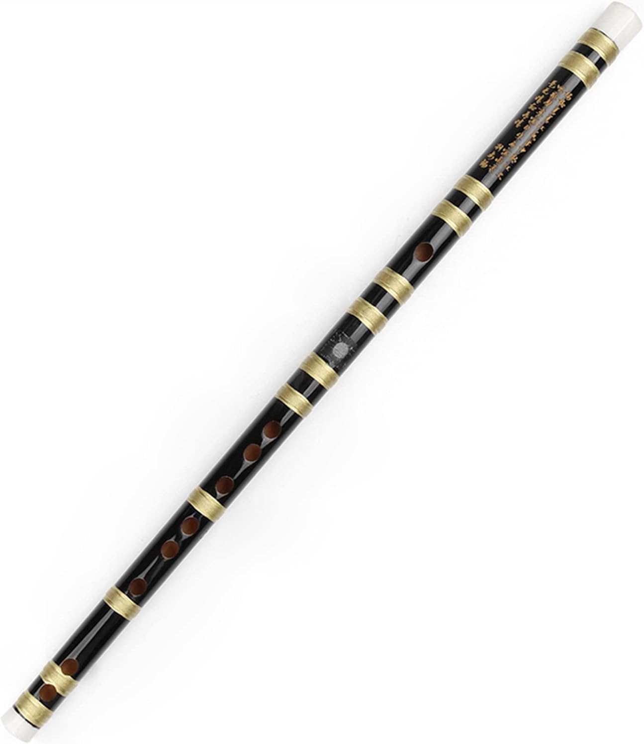 TSTS Chinese Bamboo Flute 12 Holes Chinese Traditional Dizi Woodwind Bamboo Flute Musical Instruments Handmade for Beginners (Color : C Key)