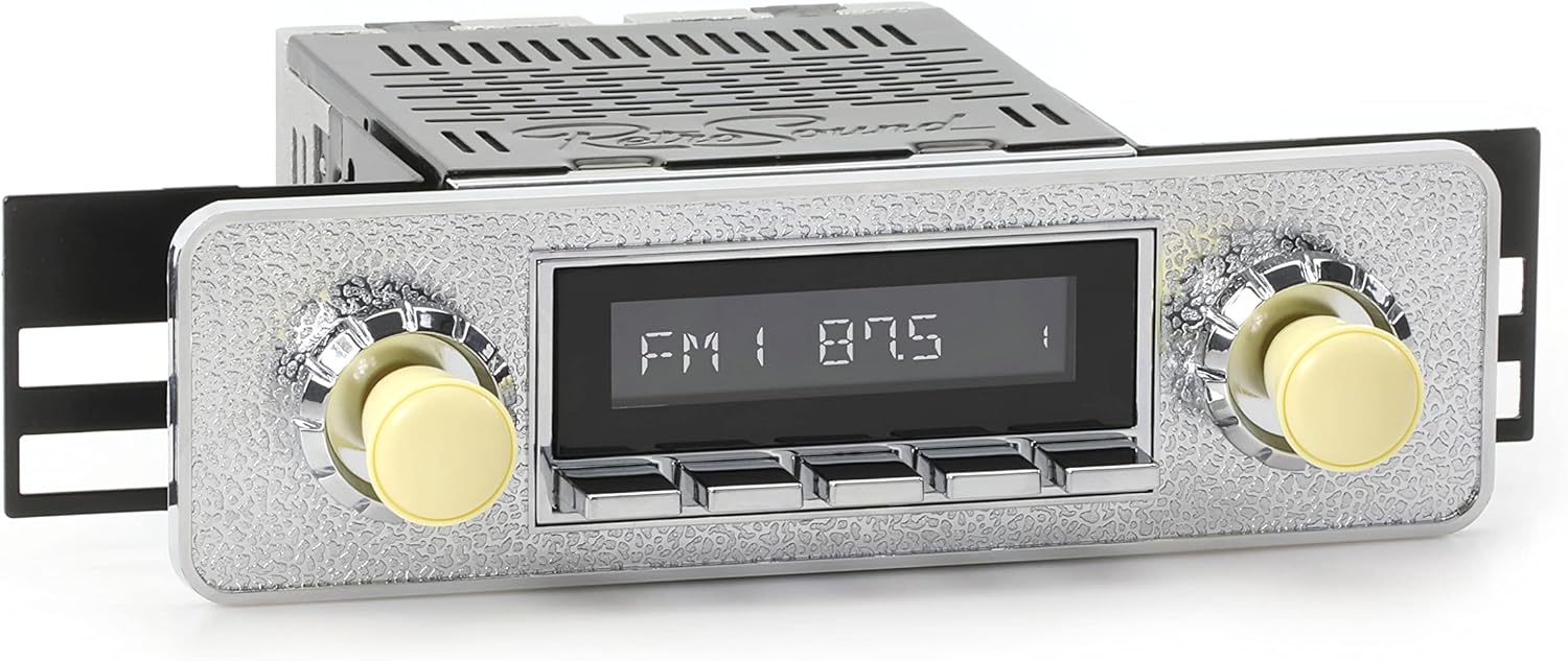 RetroRadio Compatible with 1963-78 Triumph Spitfire Features Include Bluetooth, AUX, AM/FM LAC-M1-302-68-78PT