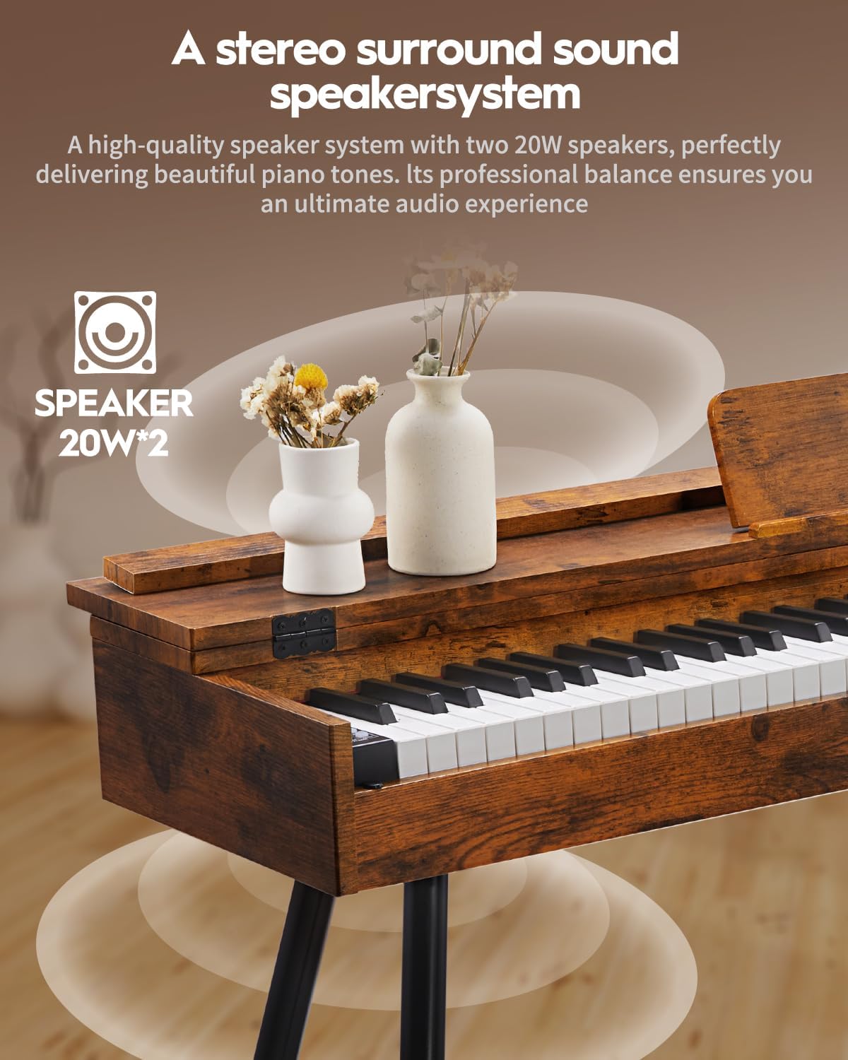 STRICH 88 Key Digital Piano & Piano Bench