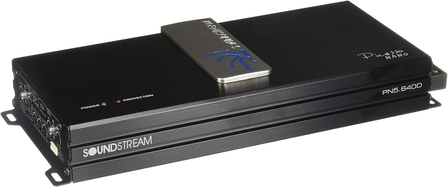 Soundstream PN5.640D Picasso Nano 640 W 5-Channel Class D Digital Car Audio Amplifier