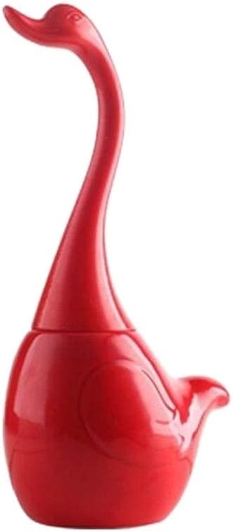 Toilet Brushes Toilet Brush and Holder Creative Swan Toilet Brush Set Bathroom WC Full Closed Toilet Brush and Holder Detachable Brush Toilet Bowl Brush Toilet Brush Holder Toilet Brush