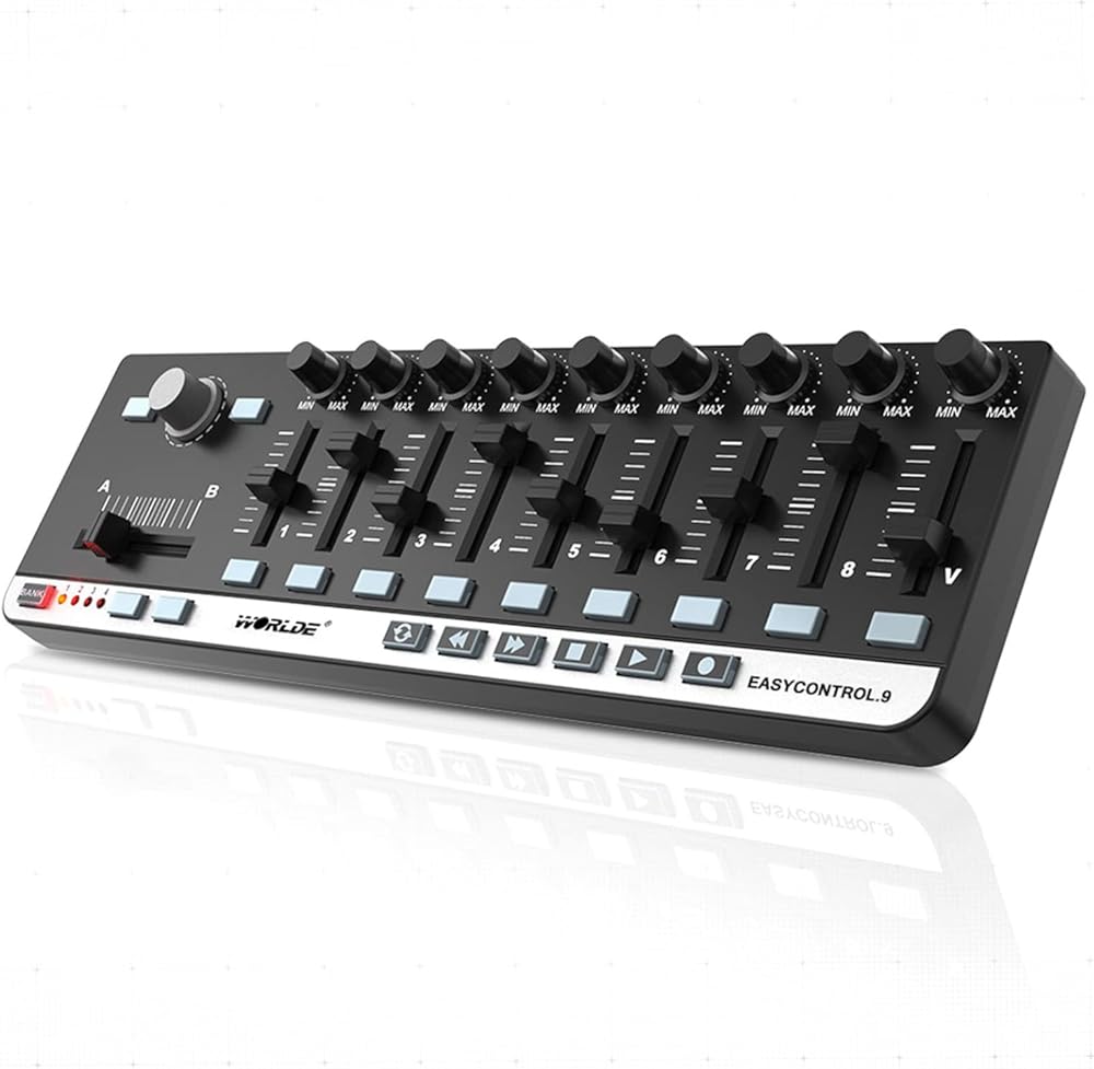 EasyControl.9 Portable Mini USB 9 Slim-Line Control MIDI Controller