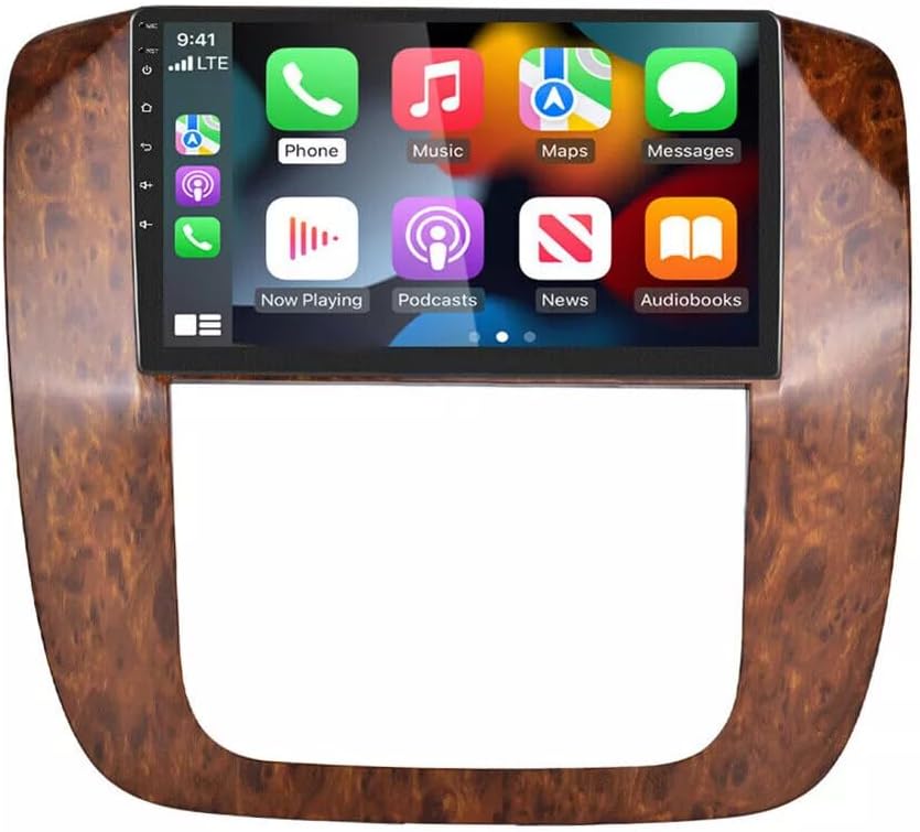 9inch Android14 Car Stereo Radio with Carplay/Android Auto Compatible for GMC Sierra Yukon Savana Chevy Silverado Tahoe Suburban Buick Enclave 2007 2008 2009 2010 2011 2012 2013 2014 2+64G