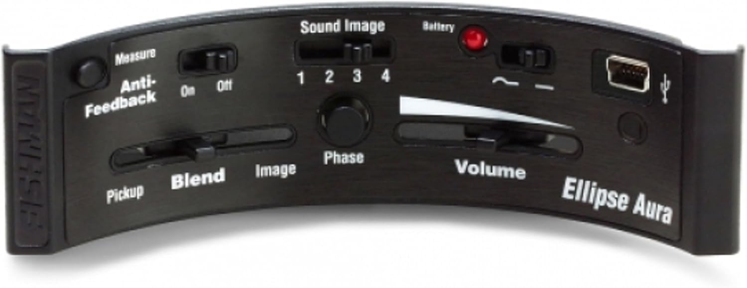 Fishman Ellipse Aura Undersaddle Pickup and Preamp System - Wide Format