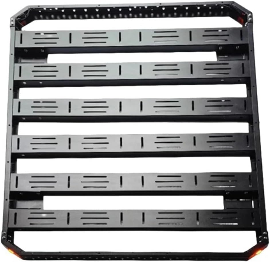 Fit Compatible for JETOUR Traveler T2 Modification Multi Functional Expansion Luggage Rack with Small Yellow Light Car Exterior Accessories