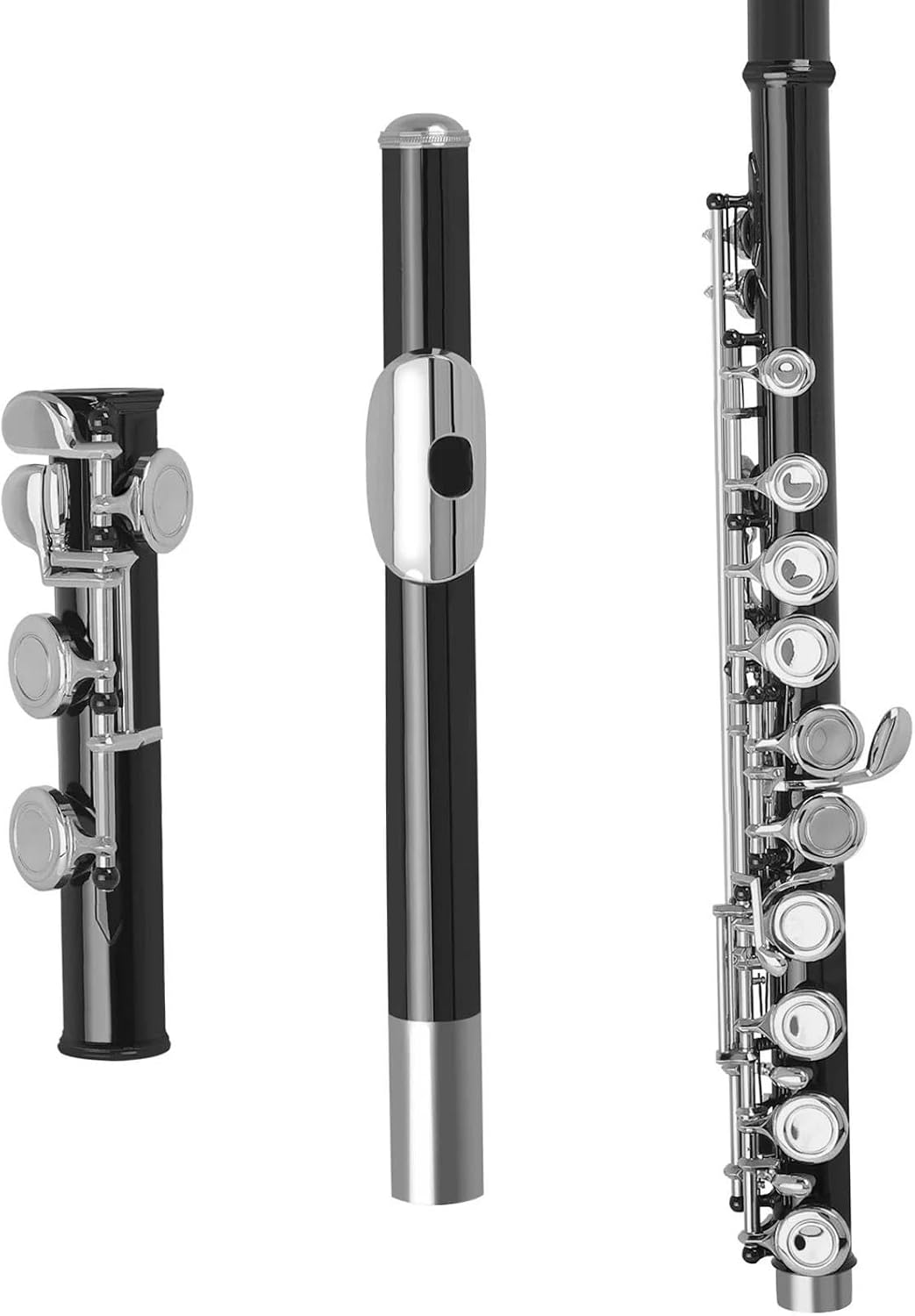 Woodwind Instruments Flute Nickel-plated Cupronickel 16 Hole C Key Woodwind Padded Case