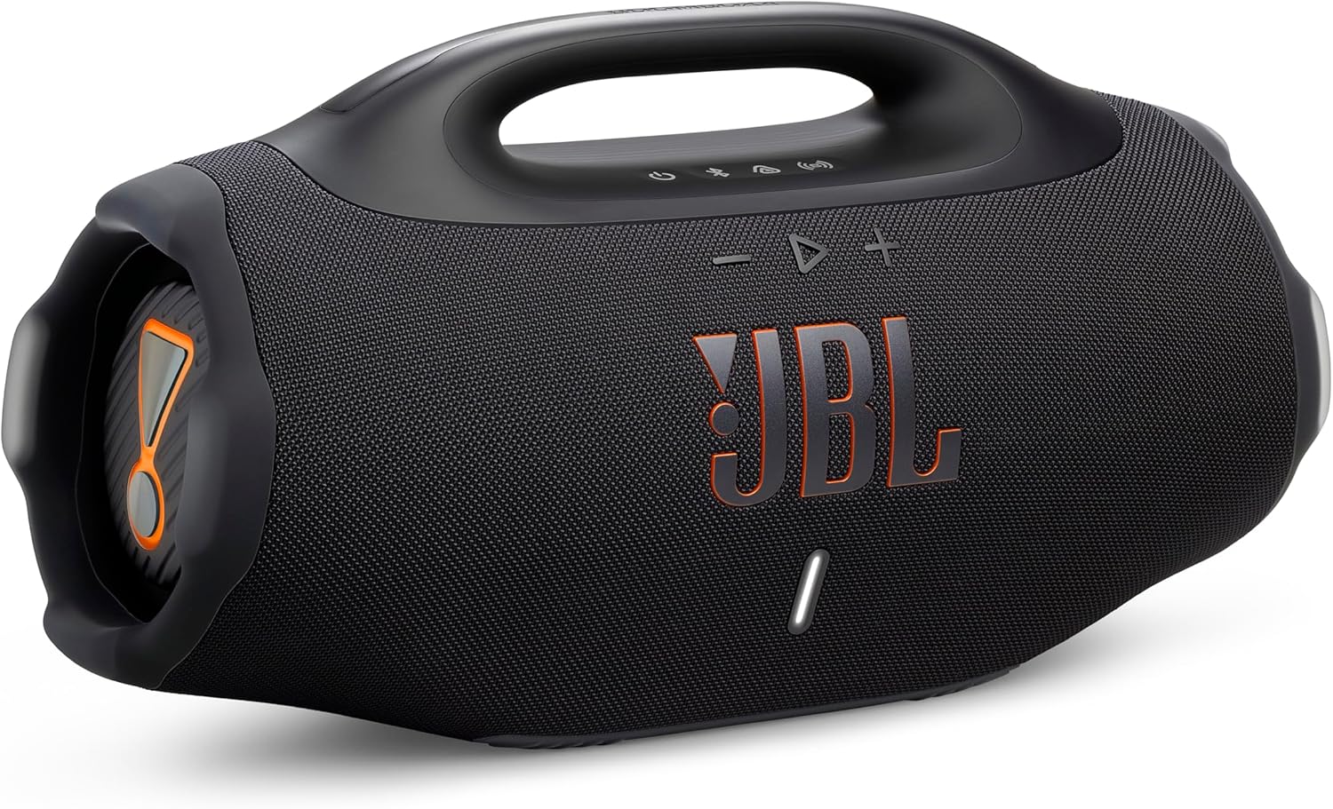 JBL Boombox 4 - Most Powerful Portable Waterproof Speaker with Massive Pro Sound, Up to 34 Hours of Playtime, & Multi-Speaker Connection by Auracast™ (Black)