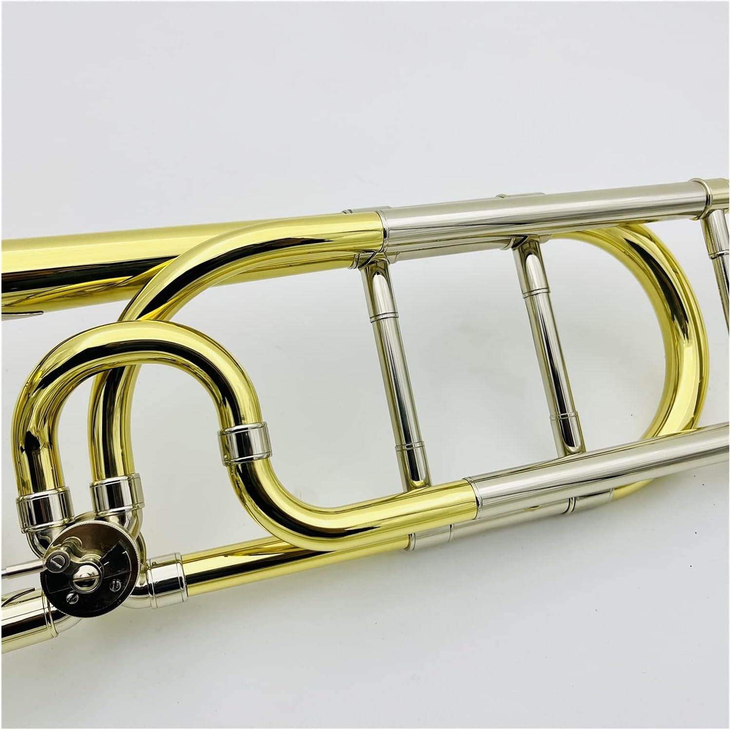 FLFL Student Trombone Bb/f Trombone Brass Plated Professional Musical Instrument