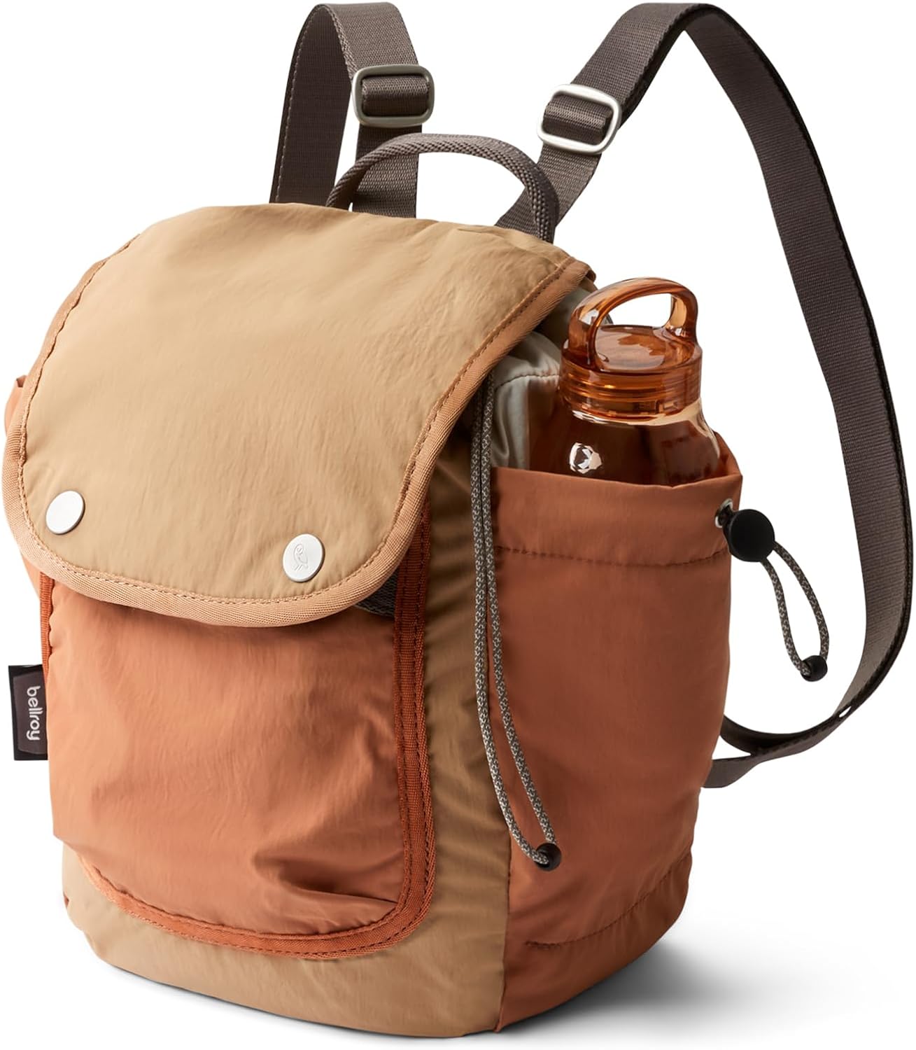 Bellroy Cinch Minipack (lightweight 9 liter backpack with external organization and adjustable shoulder straps) - SandDune