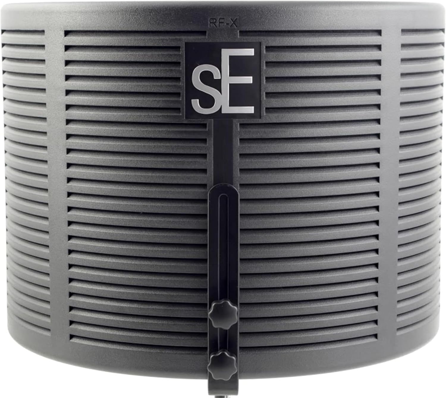 sE Electronics RF-X Reflexion Filter - Portable Microphone Isolation Shield for Recording Music, Podcasts & Voice-Overs - Four-Layer Acoustic Sound Shield for Home Recording Studio Equipment (Black)