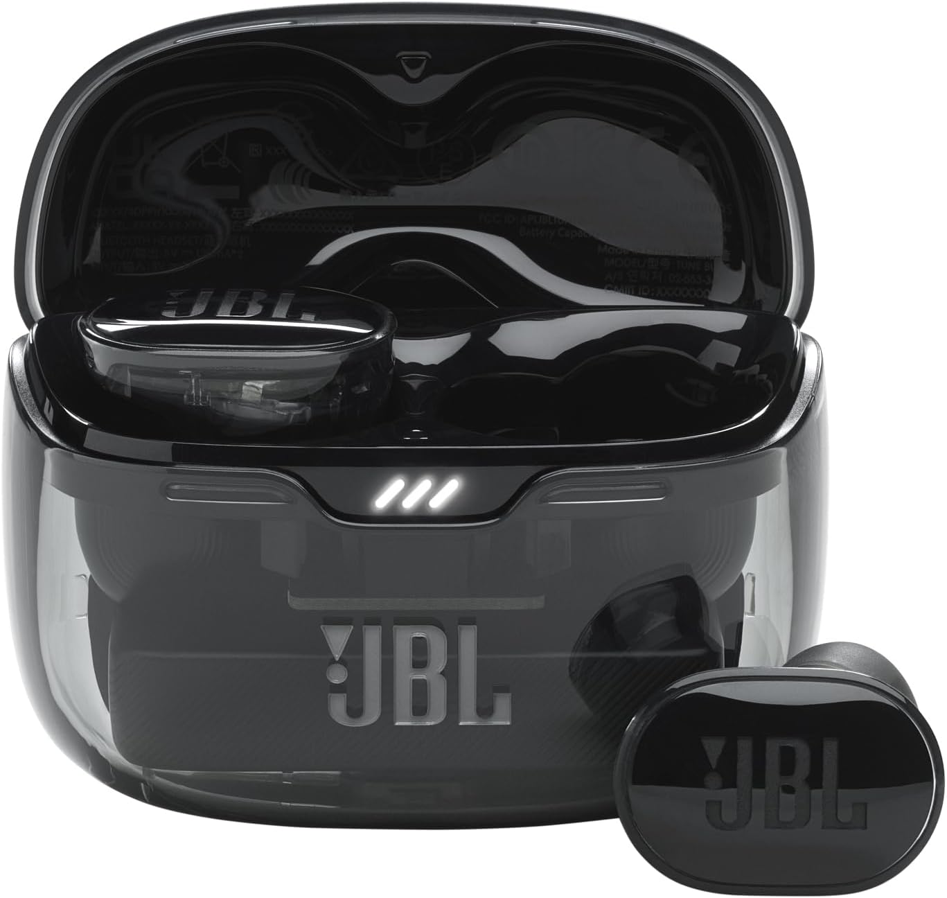 JBL Tune Buds - True Wireless with Active Noise Cancelling in-Ear Earbuds - Ghost Edition Black (Renewed)