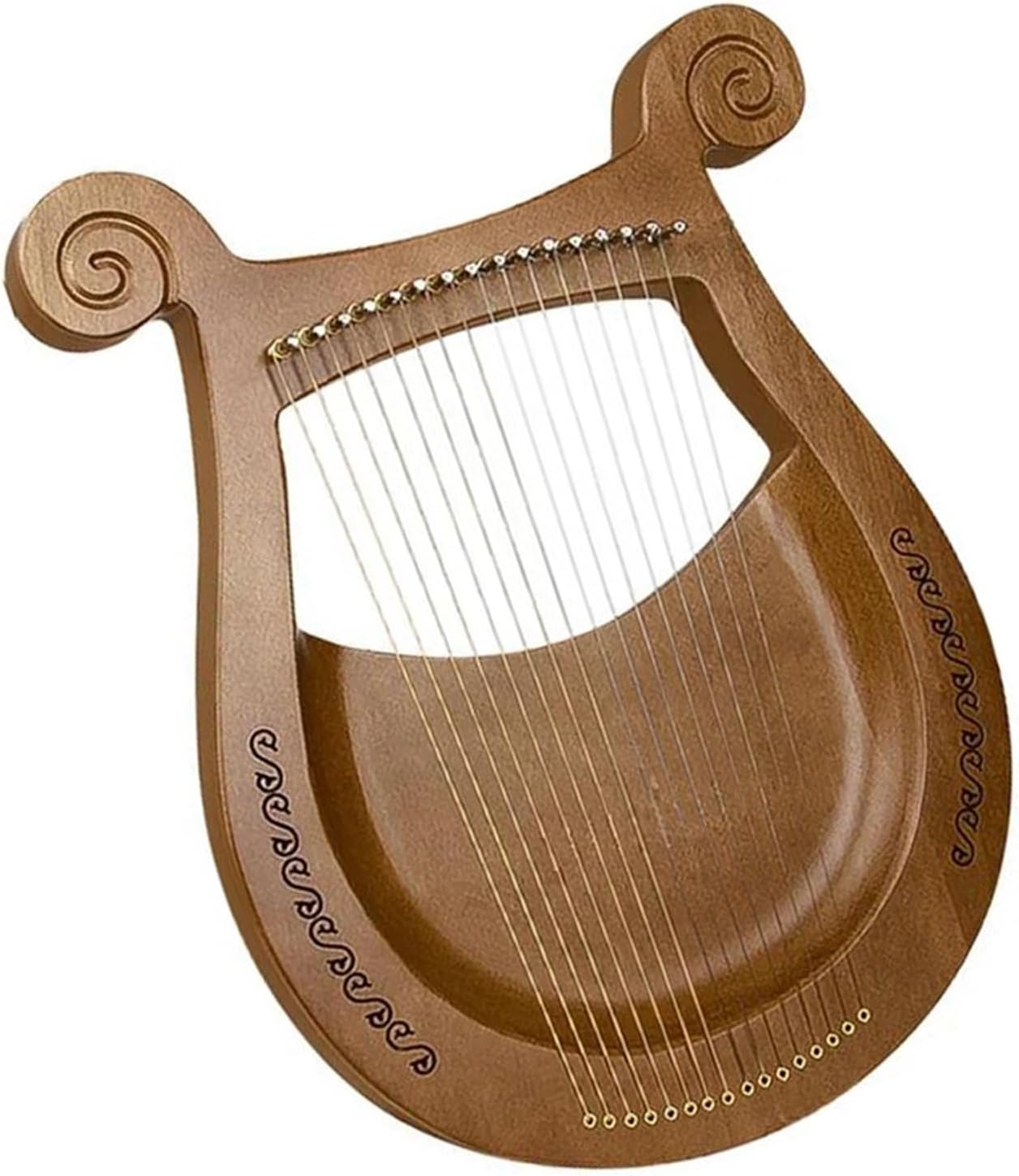 Lyre Harp Set Classical Professional Harp Tuning Ethnic Instruments Tuning Veneer Stringed Instruments(19)