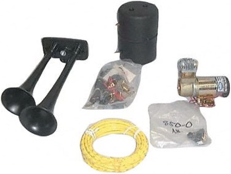 Hadley Horns H00964H Blck Underhood Horn Kit