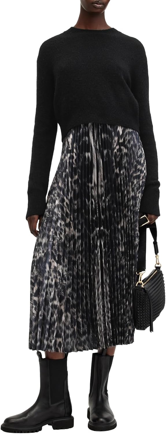 AllSaints Women's Jinx Pleated Dress