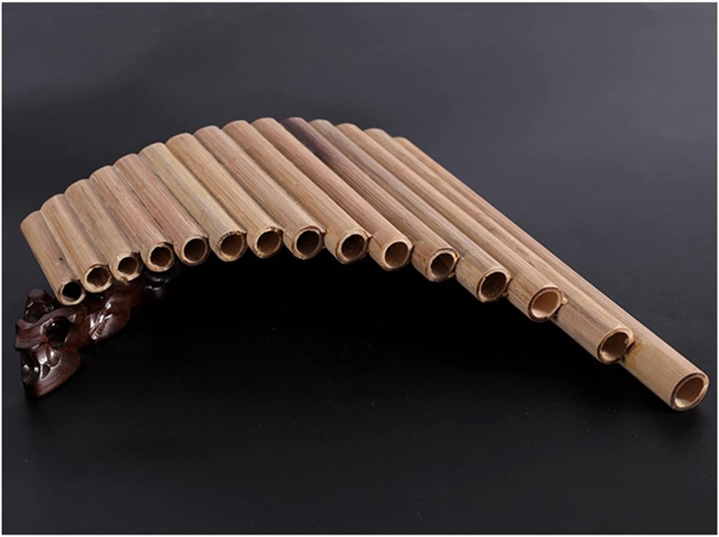 Bamboo Pan Flute 15 Pipes Wind Instrument Panpipe G Key Panpipe Handmade