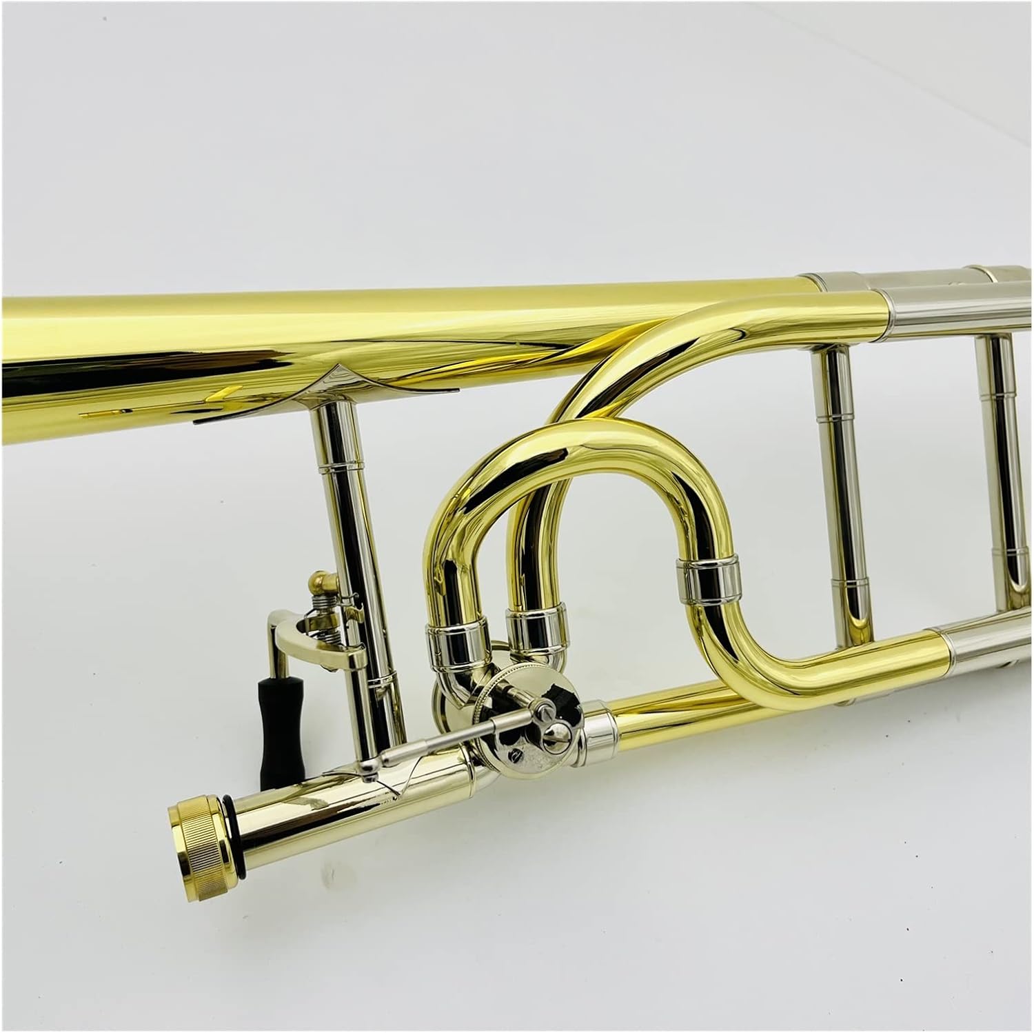 TSTS Trombone Bb/f Brass Plated Instrument with Case Accessories Beginner Trombone