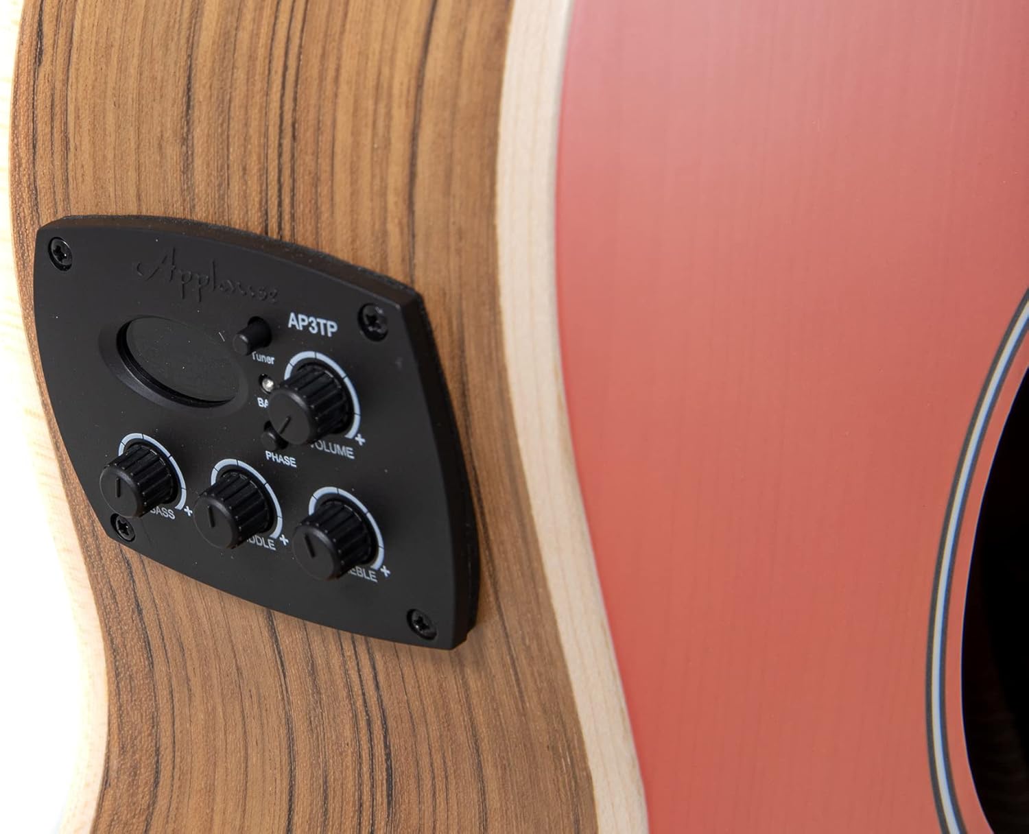 Applause Electric Guitar Jump OM Cutaway Electro Peach AEO-69-O