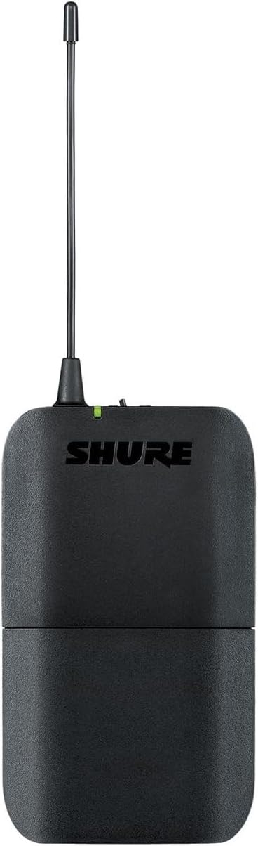 Shure BLX14R/W85 UHF Wireless Microphone System, 14-Hour Battery Life, 300 ft Range, WL185 Lavalier Mic, Single Channel Rack Mount Receiver