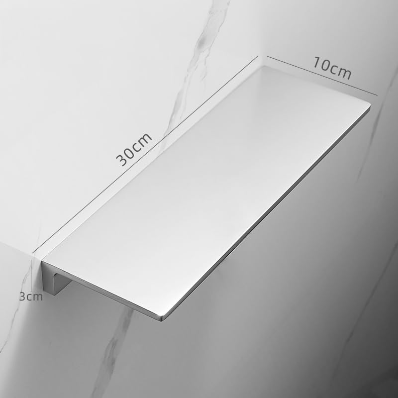 VIDI Brushed Brass Bathroom Storage Rack, Corner, Wall Mounted