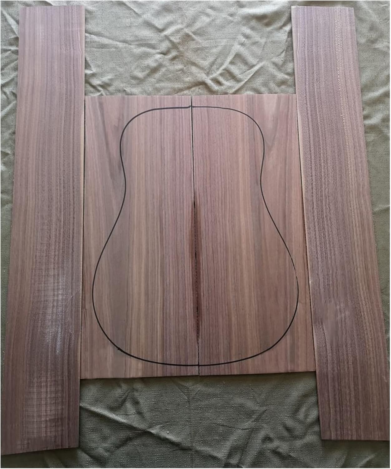 1 Set Guitar Back and Side Kit 41inch Guitar Panel Guitarra Making Material DIY Guitar Kit (Color : 9)