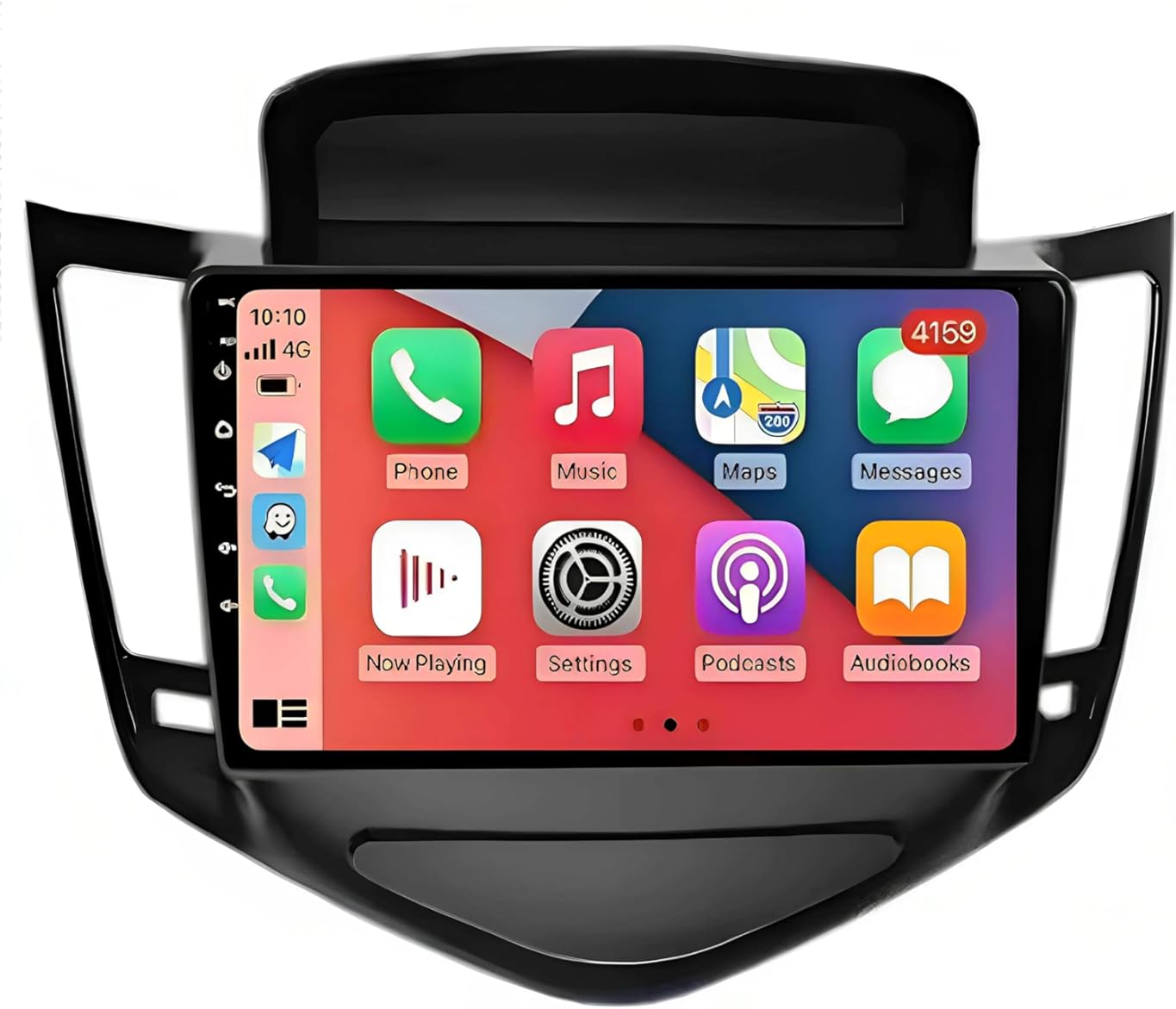 Rolax 9 inch Android Carplay Compatible for Chevrolet Cruze 2009-2014 Tesla Vetical Car Radio Multimedia Stereo GPS Navigation DSP 4G LTE QLED Bluetooth WiFi Wireless Backup Camera SWC
