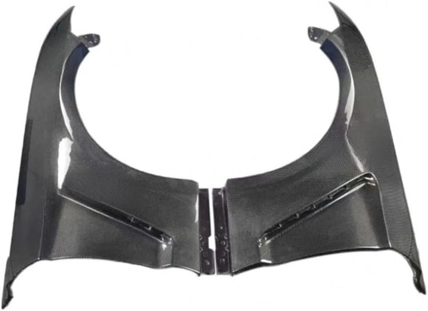 Compatible for Mustang 2018-2023 Carbon Fiber Car Door Side Fender Cover Protector Body Kits Car Accessories(Carbon Fiber)