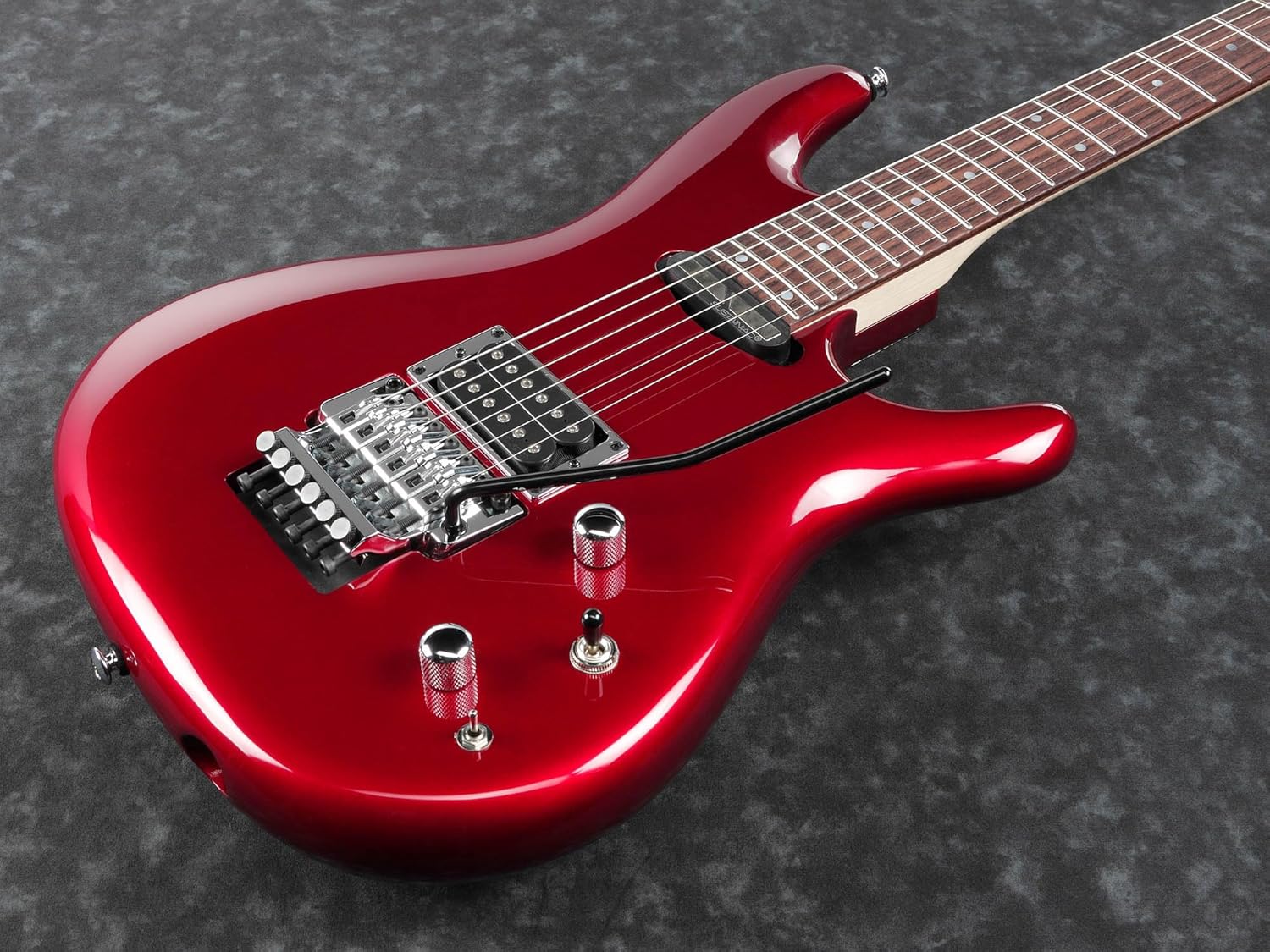 Ibanez JS240PS JS Joe Satriani Electric Guitar - Candy Apple Bundle with Gig Bag, Tuner, Strap, Cable, Austin Bazaar Instructional DVD, and Polishing Cloth