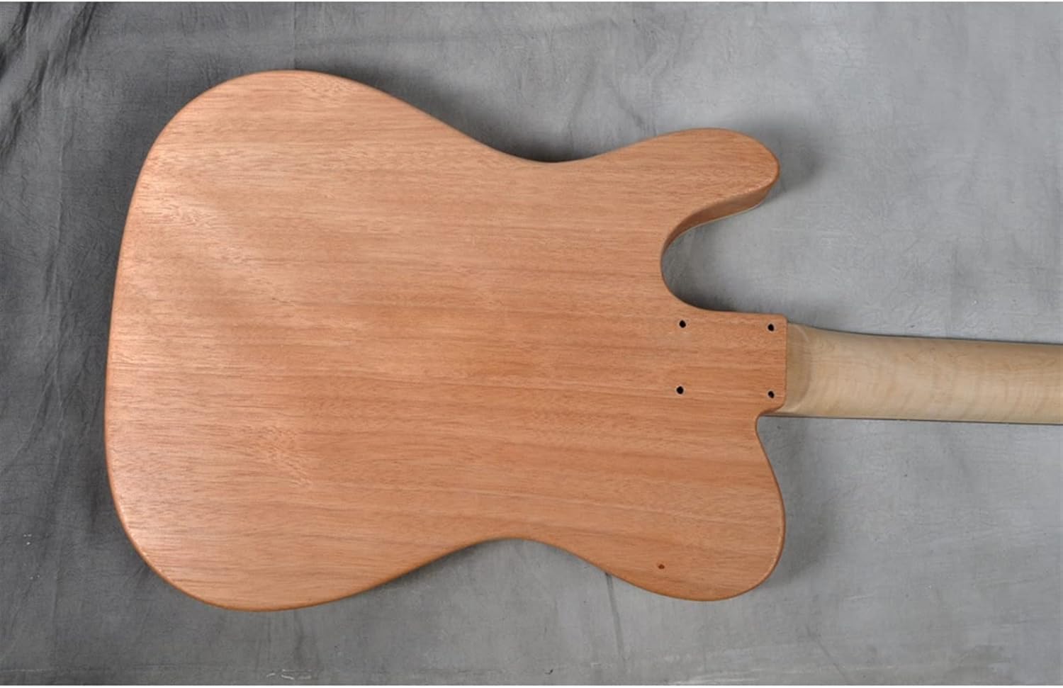 DIY Electric Guitar Kit Unfinished Semi-Hollow Mahogany Basswood Body DIY Electric Guitar Build Kit Mahogany