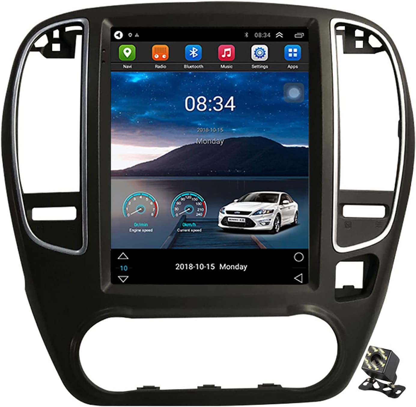 9.7 Inch Vertical Screen Android 11 Car Stereo Radio GPS Navigation for Nissan Sylphy 2005-2012 Multimedia Player Unit Bluetooth WiFi Carplay FM RDS Steering Wheel Control