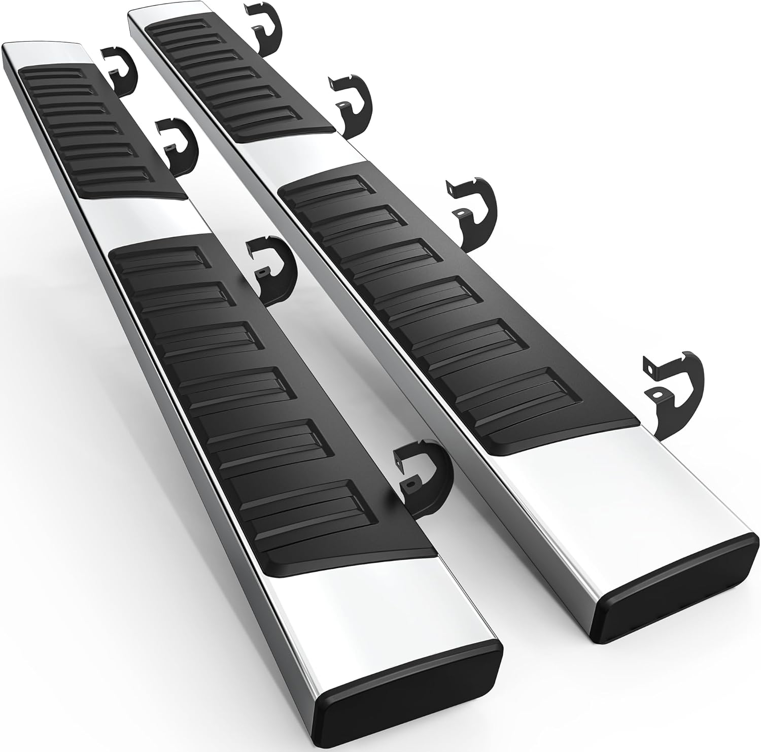 AUTOSAVER88 6.5 Inches Running Boards Compatible with 2009-2014 Ford F150 Super Crew Cab, Side Steps Nerf Bar