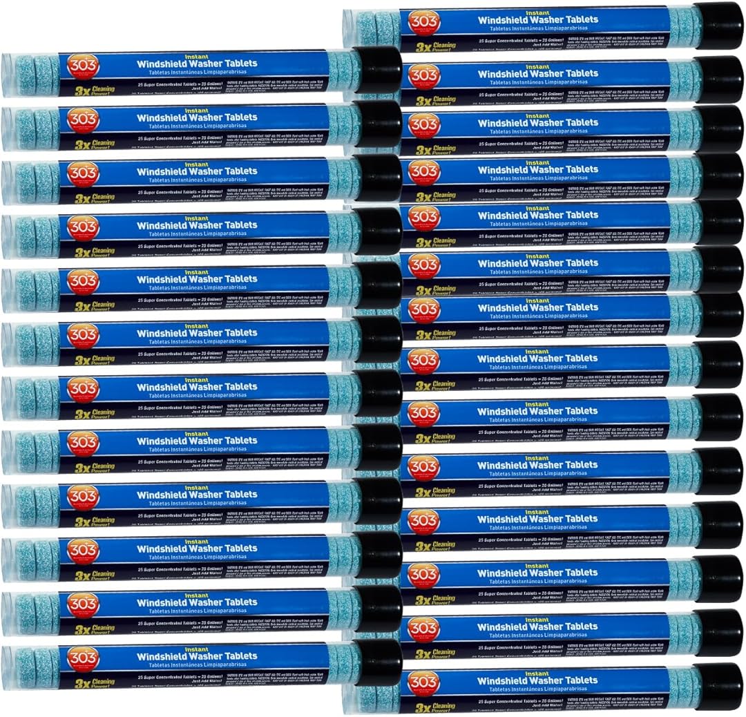 303 Products (230371-25PK) Instant Windshield Washer, 25 Tablet (Pack of 25)