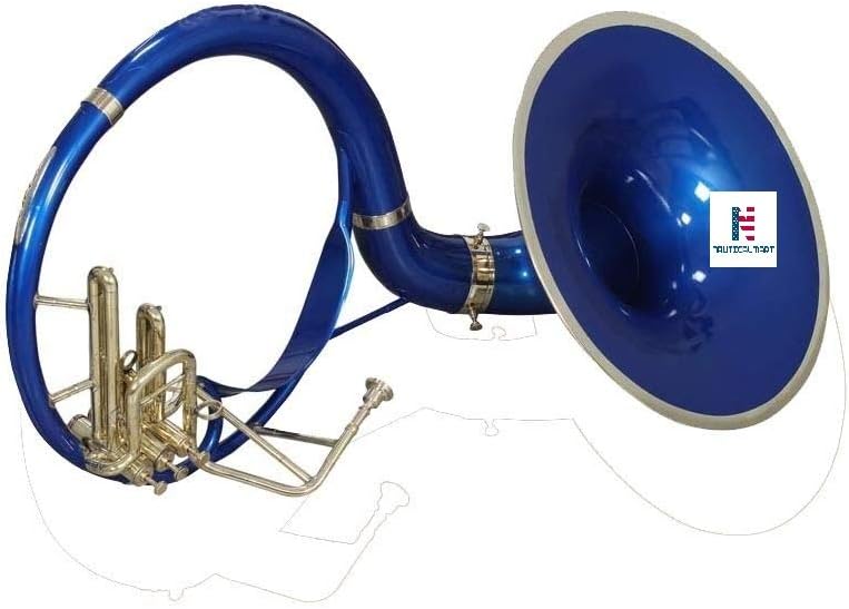 Bb Flat Silver Nickel Plated Sousaphone Tuba With Free Hard Case+Mouthpiece Big Bell Tubas Musical Instrument Gift