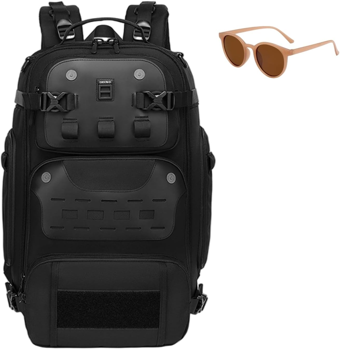 Travel Laptop Backpack for Men, Tactical Large Capacity Waterproof Daypack, Lightweight Business Weekender Bag