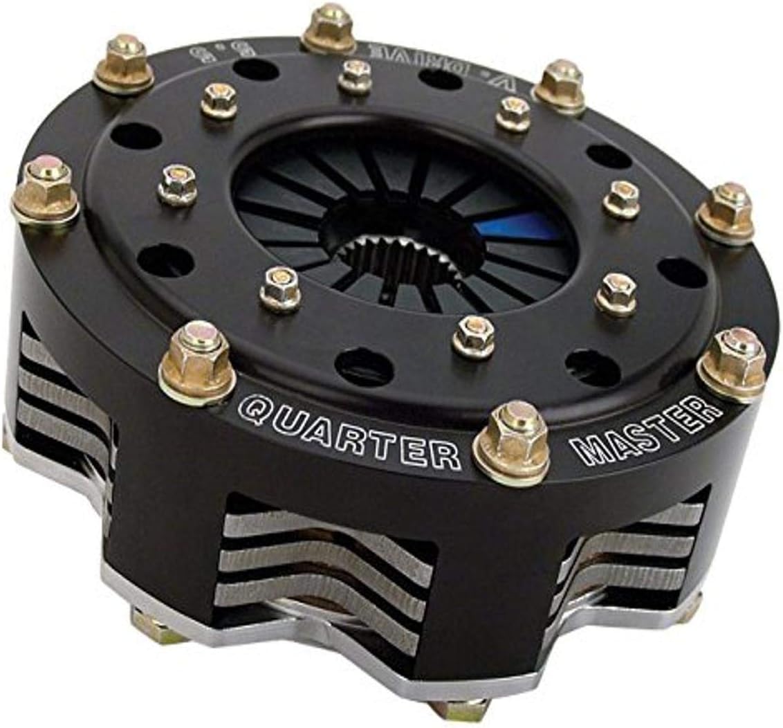 Quartermaster Clutch Kit, V-Drive, Dual Disc, 5-1/2 in Diameter, 1-5/32 in x 26 Spline, Rigid Hub, Flywheel, Ceramic, 1 Piece Seal, Chevy, Kit