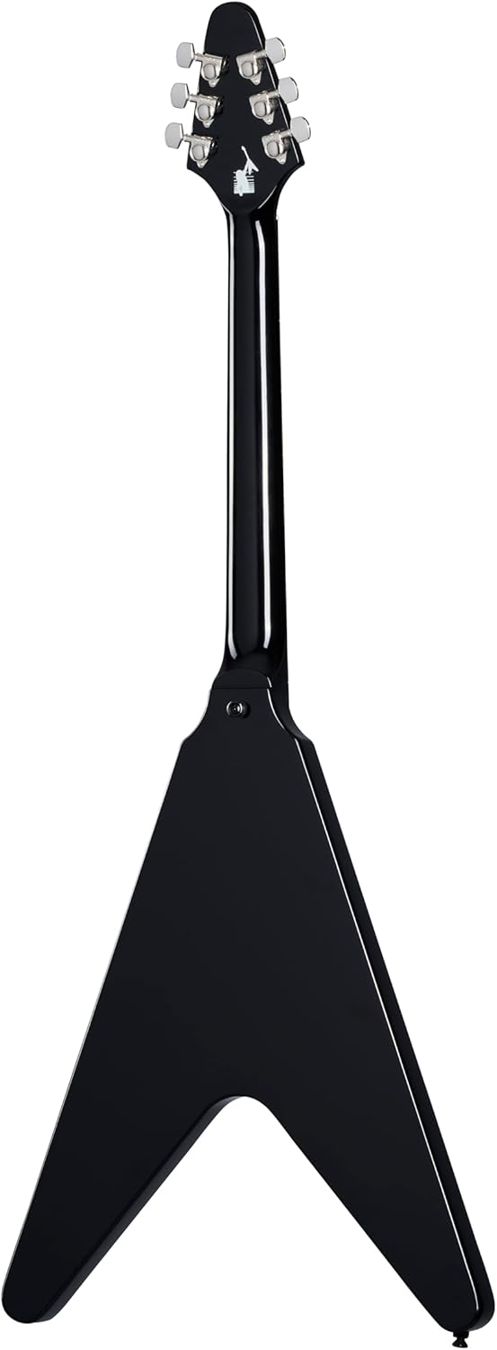 Epiphone Kirk Hammett 1979 Flying V, Ebony with Case